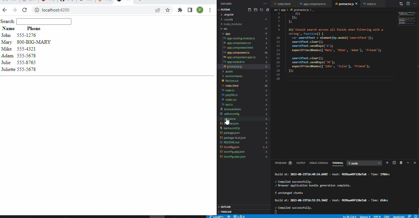 Filter by Object Property in Angular Delft Stack